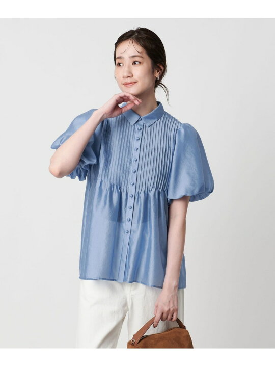 楽天市場】【SALE／70%OFF】シルキーピンタック ショートスリーブ 
