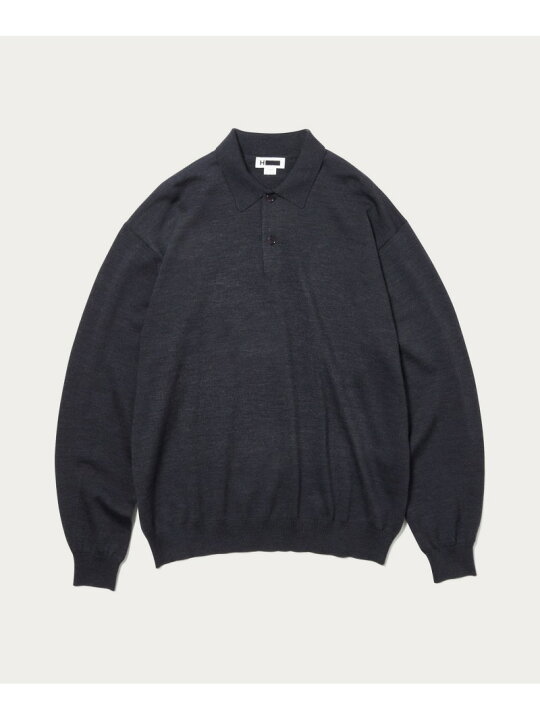 楽天市場】【SALE／60%OFF】＜H＞ソリッド ウール 2ボタン ポロシャツ 