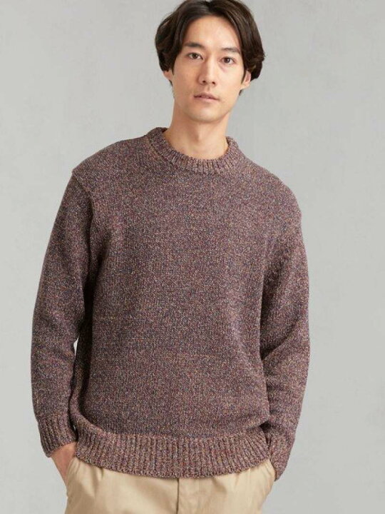 楽天市場】【SALE／70%OFF】SC マルチカラー 天竺 クルーネック ニット 