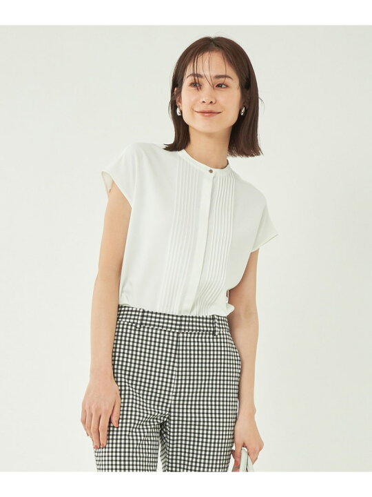 楽天市場】【SALE／50%OFF】ピンタック スタンドネック フレンチ