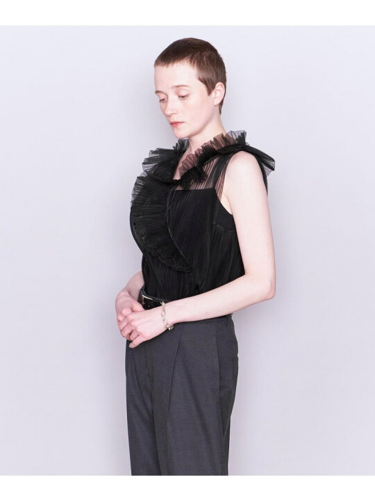 楽天市場】【SALE／60%OFF】＜AEWEN MATOPH＞チュール フリルブラウス 