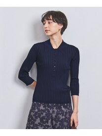 【SALE／30%OFF】ワイドリブ プルオーバー ニット UNITED ARROWS ユナイテッドアローズ アウトレット トップス ニット ネイビー ブラック ベージュ【RBA_E】【送料無料】[Rakuten Fashion]