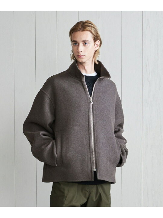 楽天市場】【SALE／50%OFF】＜H＞ウール ミックス メルトン スタンド 