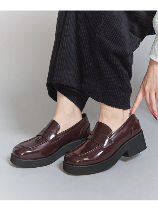 楽天市場】【SALE／80%OFF】フェイクガラスレザー ローファー  
