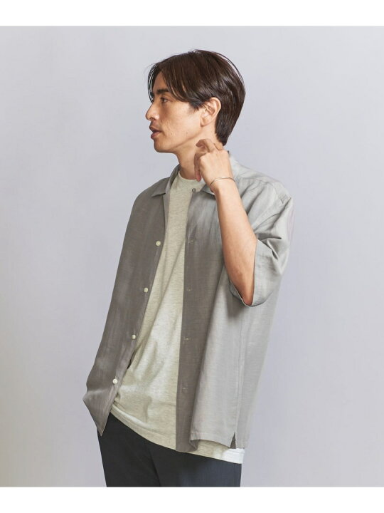 楽天市場】【SALE／60%OFF】TA/LNN オープンカラー フォルム シャツ 