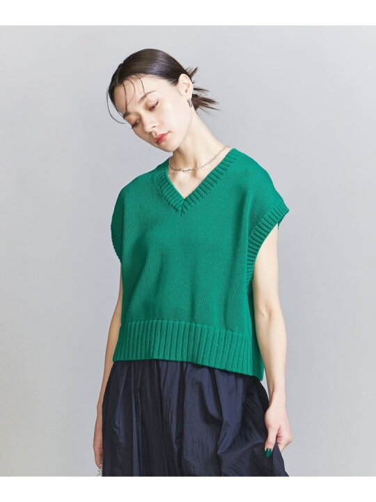 楽天市場】【SALE／70%OFF】ショート Vネック ベスト -ウォッシャブル 