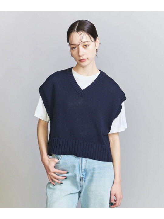 楽天市場】【SALE／70%OFF】ショート Vネック ベスト -ウォッシャブル 