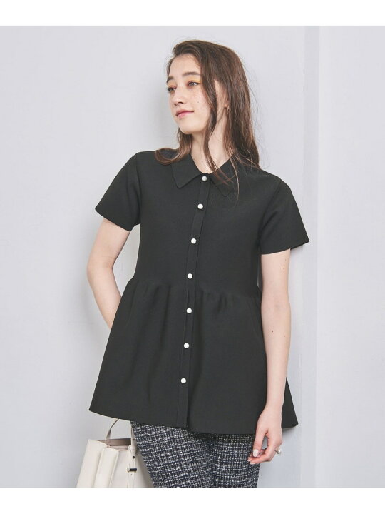 楽天市場】【SALE／60%OFF】ペプラム ショートスリーブ ニット UNITED  