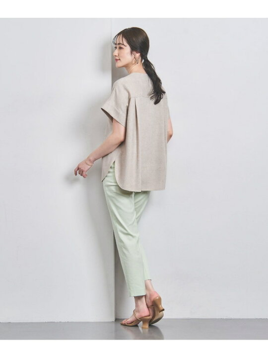 楽天市場】【SALE／70%OFF】ノーカラー スキッパー ショートスリーブ