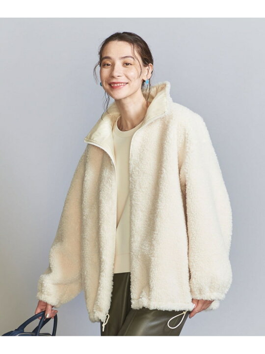 楽天市場】【SALE／70%OFF】ナイロン&ボア リバーシブル ブルゾン 