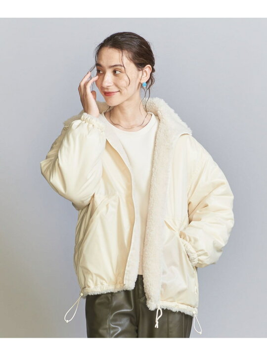 楽天市場】【SALE／70%OFF】ナイロン&ボア リバーシブル ブルゾン 