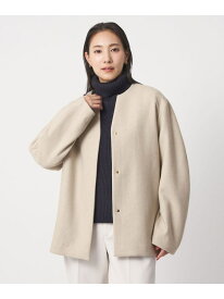 【SALE／50%OFF】キーネック ショートコート ＜A DAY IN THE LIFE＞ a day in the life ユナイテッドアローズ アウトレット ジャケット・アウター その他のジャケット・アウター ホワイト ブラック【RBA_E】【送料無料】[Rakuten Fashion]