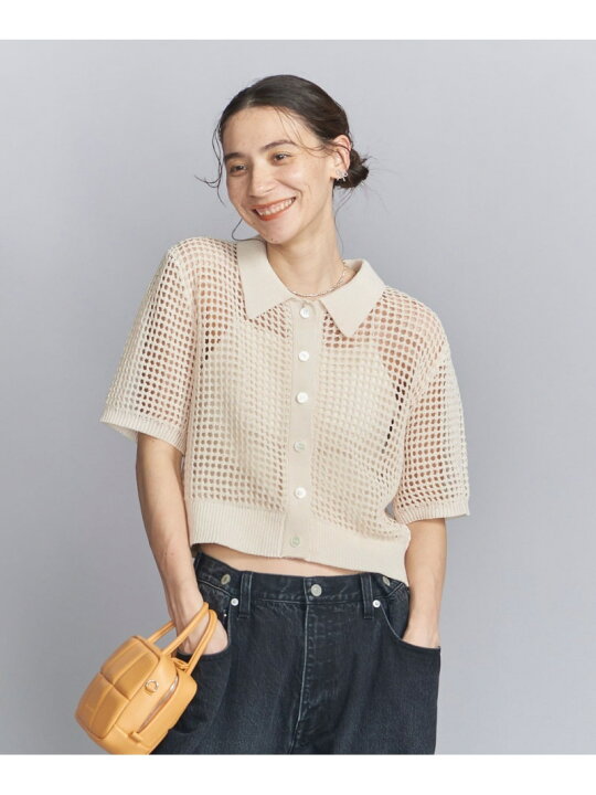 楽天市場】【SALE／50%OFF】メッシュポロニット ショートスリーブ 