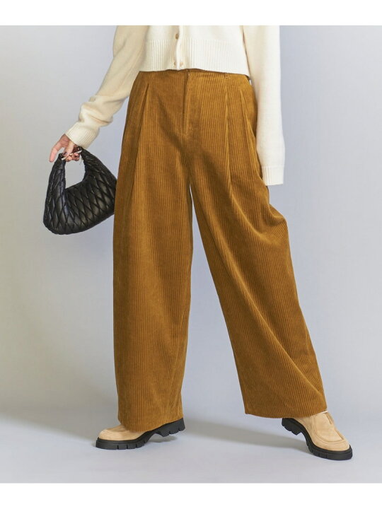 楽天市場】【SALE／70%OFF】コーデュロイ タックワイドパンツ 