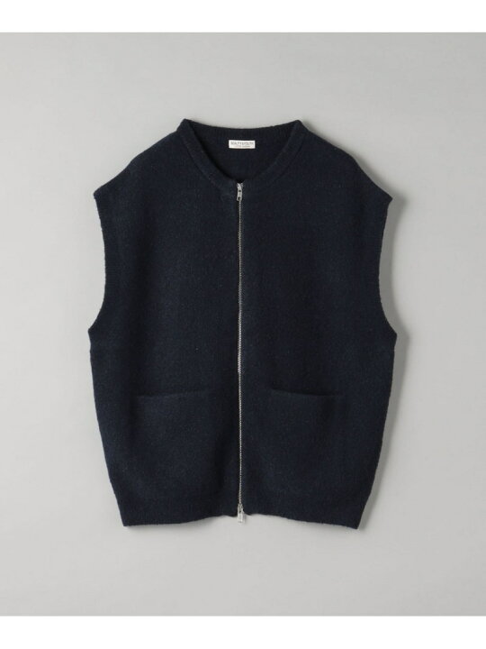 楽天市場】【SALE／80%OFF】ブークレ ニット ジップ ベスト 
