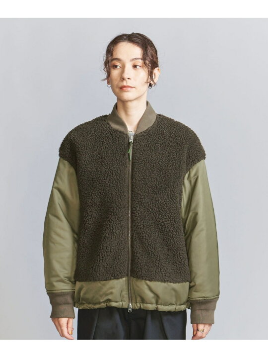 楽天市場】【SALE／80%OFF】ナイロン*ボアブルゾン BEAUTY&YOUTH 
