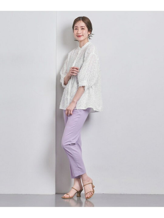 楽天市場】【SALE／30%OFF】7SL フリンジ カットジャカード ブラウス 