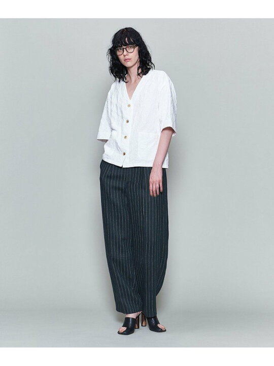 楽天市場】【SALE／30%OFF】＜6(ROKU)＞COTTON JACQUARD V NECK 