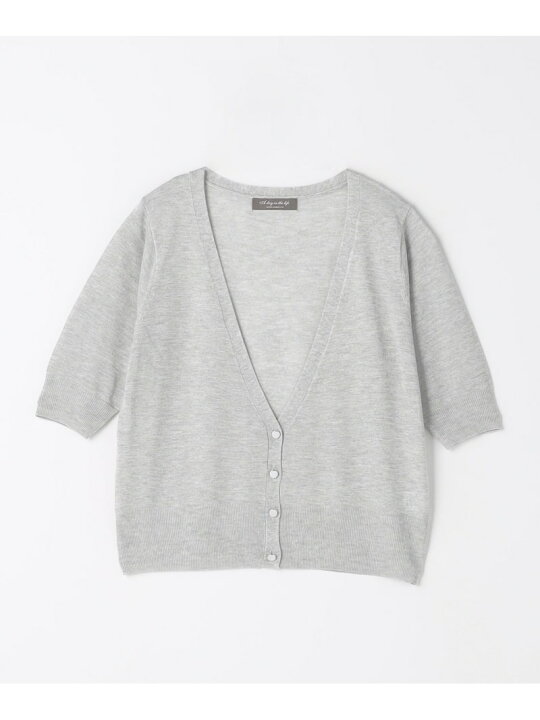 楽天市場】【SALE／50%OFF】ラメ Vネック 5分袖カーディガン ＜A DAY  