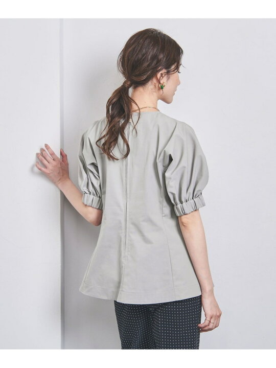 楽天市場】【SALE／80%OFF】タスラン ステッチ ギャザー 5SL ブラウス  