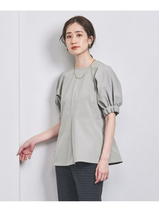 楽天市場】【SALE／80%OFF】タスラン ステッチ ギャザー 5SL ブラウス  
