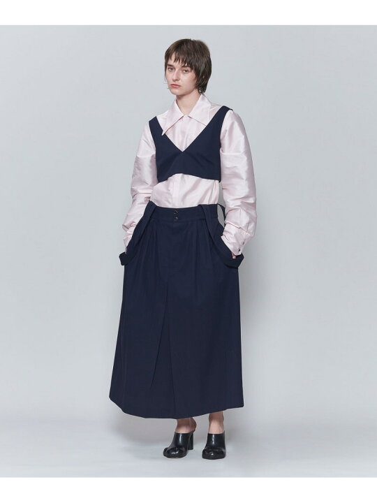 楽天市場】【SALE／70%OFF】＜6(ROKU)＞サスペンダー タック スカート 