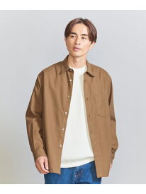 【SALE／30%OFF】コットンツイル ネル レギュラーカラー フォルム シャツ BEAUTY&YOUTH UNITED ARROWS ユナイテッドアローズ アウトレット トップス シャツ・ブラウス ブラウン ネイビー【RBA_E】【送料無料】[Rakuten Fashion]