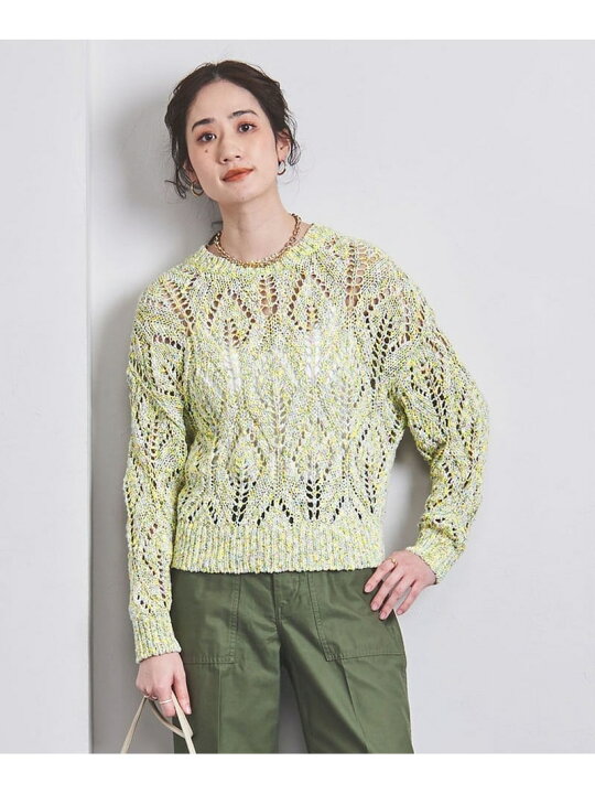 楽天市場】【SALE／70%OFF】ミックスカラー レース ニット UNITED 
