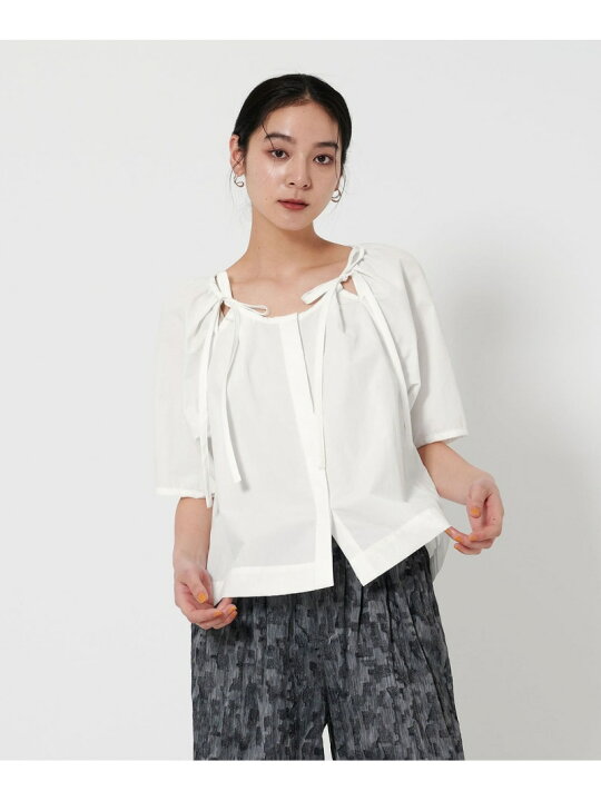 楽天市場】【SALE／40%OFF】リボン ギャザー ブラウス BEAUTY&YOUTH 