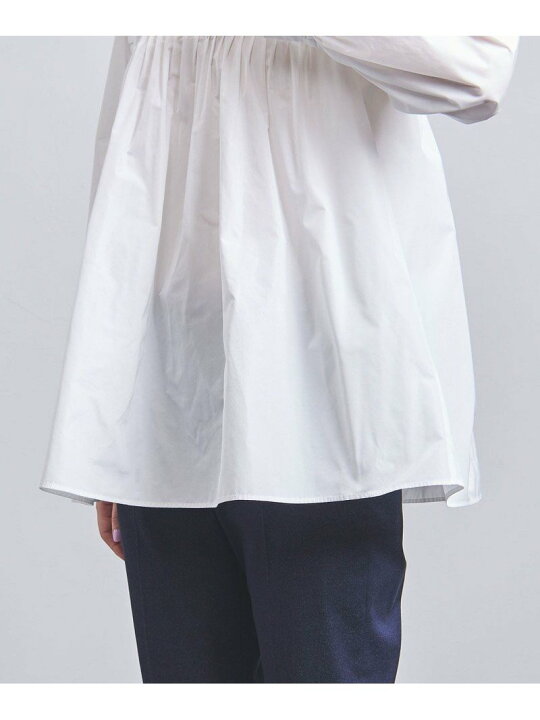 楽天市場】【SALE／40%OFF】P タフタ フリル ハイネック ブラウス 