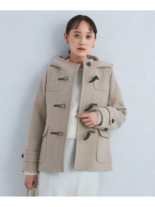 green label relaxing」 ダッフルコート 38 ナチュラル レディース 今 