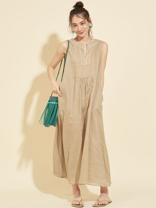 楽天市場】【SALE／80%OFF】by ※∴フレンチリネン ノースリーブマキシ  