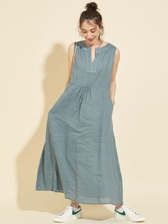 楽天市場】【SALE／80%OFF】by ※∴フレンチリネン ノースリーブマキシ  