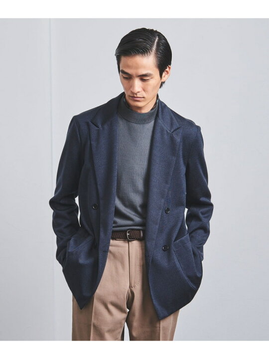 楽天市場】【SALE／70%OFF】4ボタン ダブルブレスト ニットジャケット 