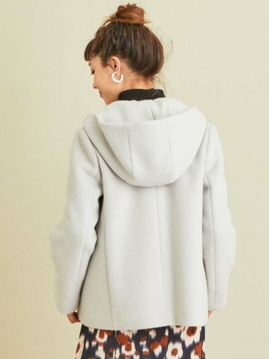 楽天市場】【SALE／70%OFF】BY∴ フード&ノーカラーショートコート 