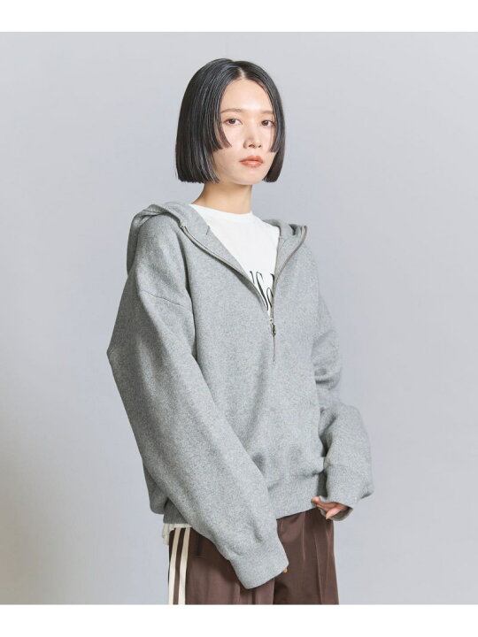 楽天市場】【SALE／70%OFF】ハーフジップ ニット フーディ 