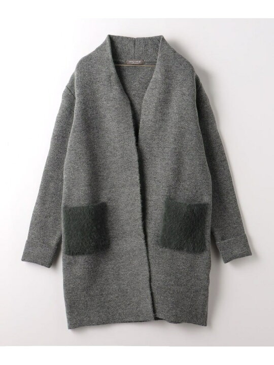 楽天市場】【SALE／70%OFF】フェイクファー ポケット ロング 