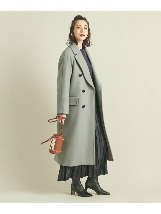 楽天市場】【SALE／50%OFF】BY HAMILTON WOOL MIX ロングPコート 21FW  