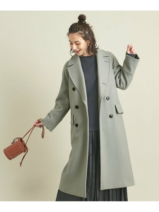 楽天市場】【SALE／50%OFF】BY HAMILTON WOOL MIX ロングPコート 21FW  