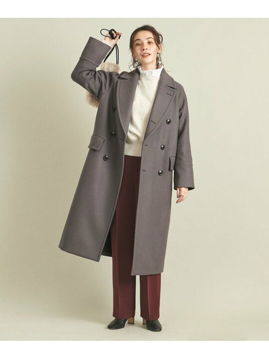 楽天市場】【SALE／50%OFF】BY HAMILTON WOOL MIX ロングPコート 21FW 