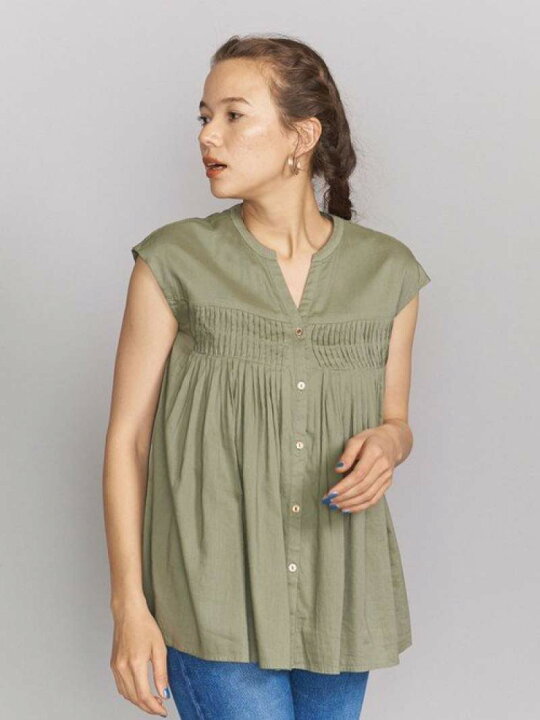 楽天市場】【SALE／72%OFF】BYボイルタック&ギャザーフレンチスリーブ 
