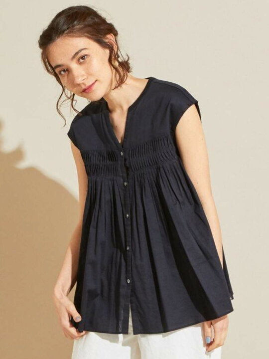 楽天市場】【SALE／72%OFF】BYボイルタック&ギャザーフレンチスリーブ 