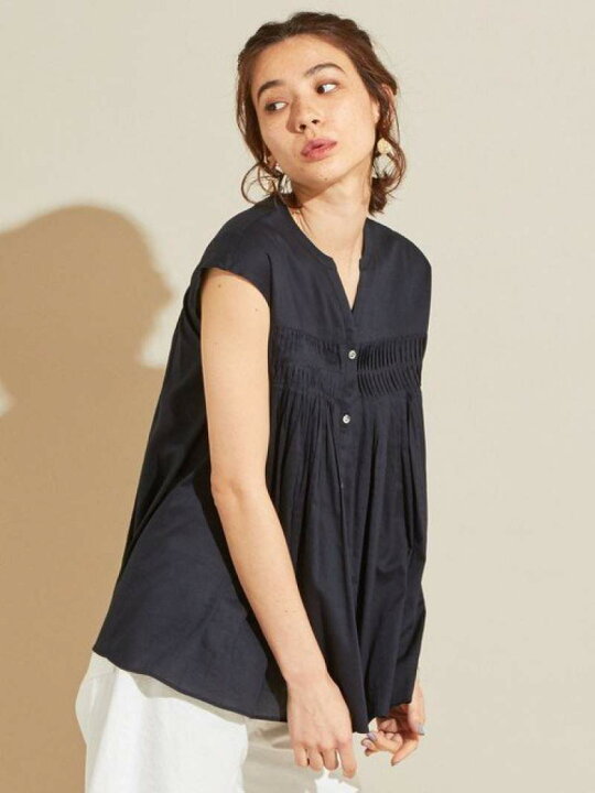 楽天市場】【SALE／72%OFF】BYボイルタック&ギャザーフレンチスリーブ 