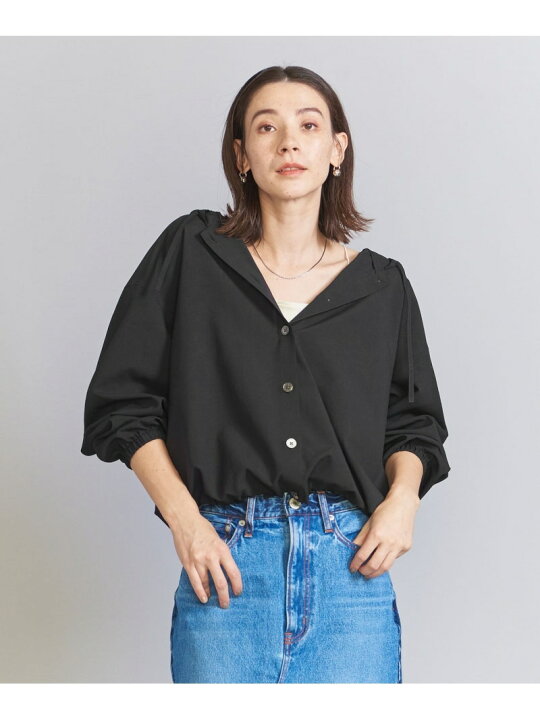楽天市場】【SALE／70%OFF】ポリエステル フード ドロースト ブラウス 