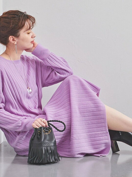 楽天市場 Sale 80 Off Uwsc リブ クルーネック ワンピース United Arrows ユナイテッドアローズ アウトレット ワンピース ニットワンピース パープル グレー Rba E 送料無料 Rakuten Fashion United Arrows Ltd Outlet