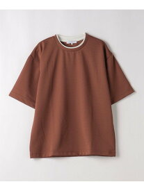 【SALE／50%OFF】リップル フェイクレイヤード Tシャツ＜A DAY IN THE LIFE＞ a day in the life ユナイテッドアローズ アウトレット トップス カットソー・Tシャツ ネイビー ホワイト ブラウン【RBA_E】[Rakuten Fashion]