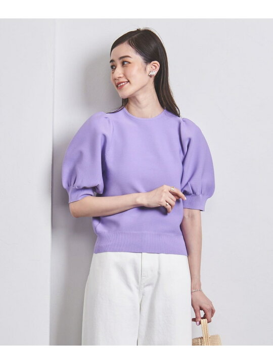 楽天市場】【SALE／70%OFF】P パフスリーブ ガーター ニット UNITED 