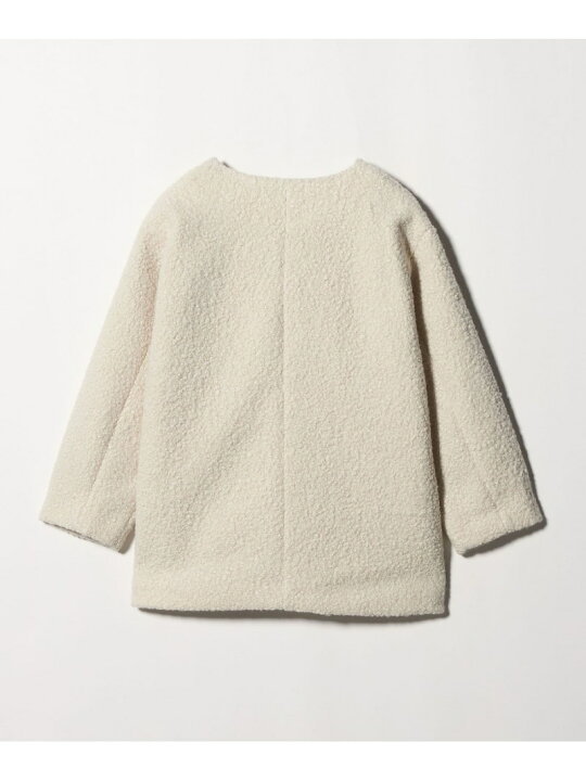 楽天市場】【SALE／30%OFF】ボア ノーカラー ミドルカーディガン ＜A 