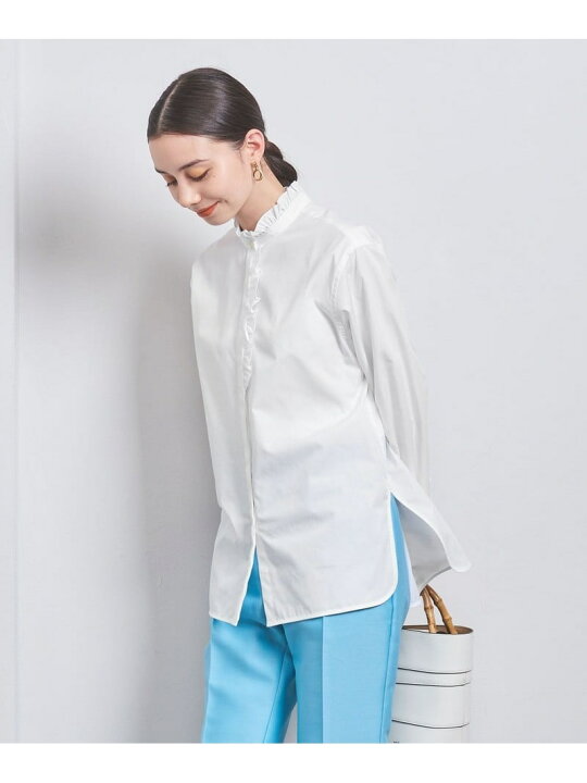 楽天市場】【SALE／50%OFF】フリル スタンドカラー シャツ UNITED 