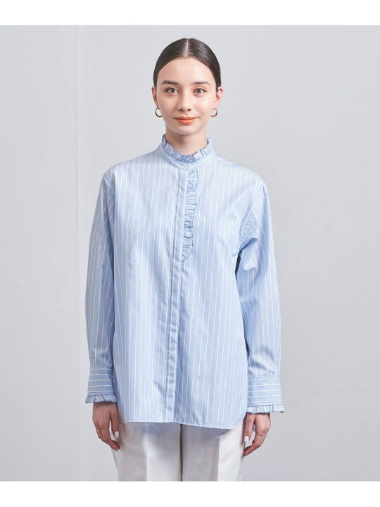 楽天市場】【SALE／50%OFF】フリル スタンドカラー シャツ UNITED 